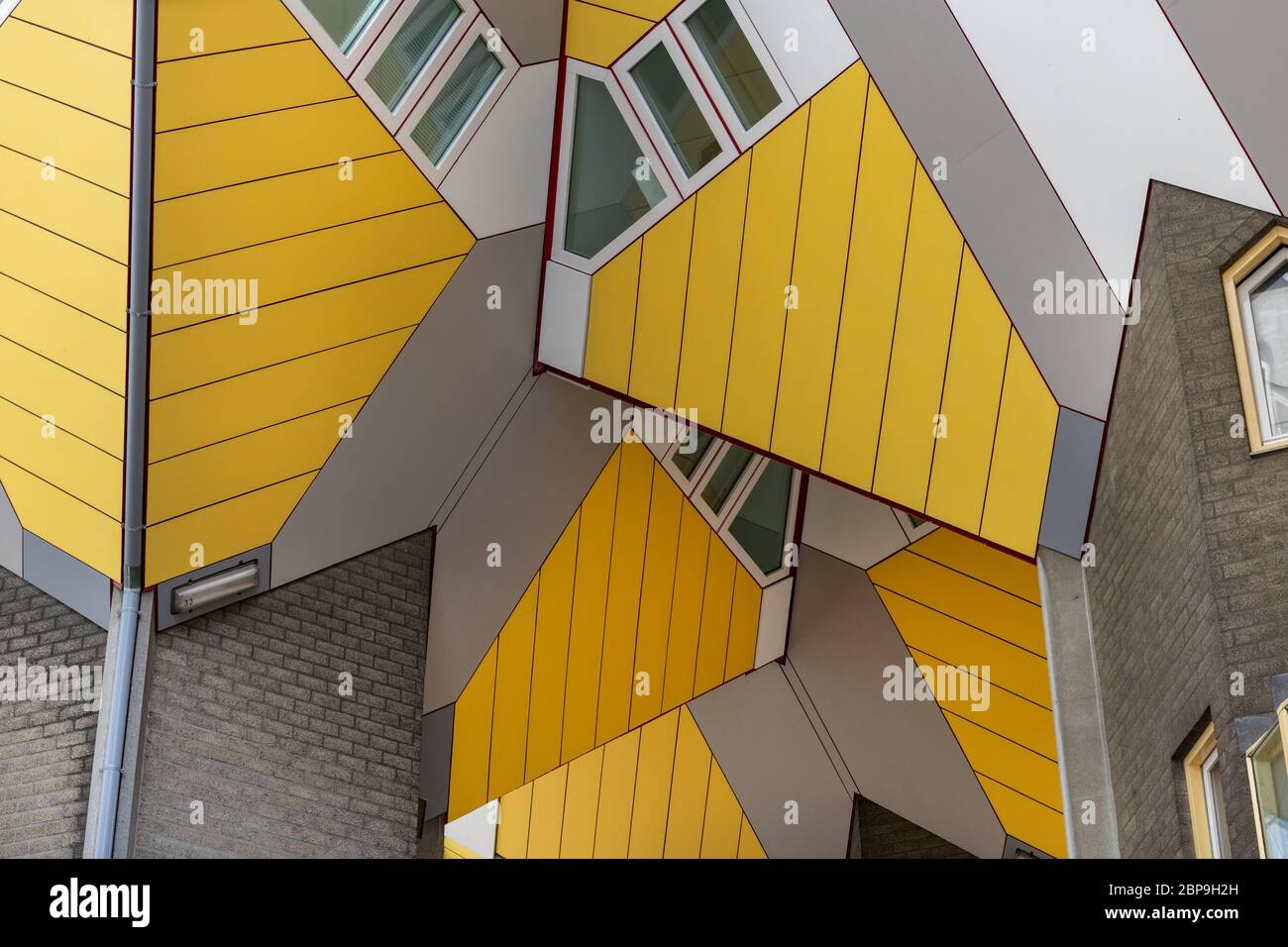 Yellow Cube Houses, Rotterdam, Holland Stock Photo Alamy