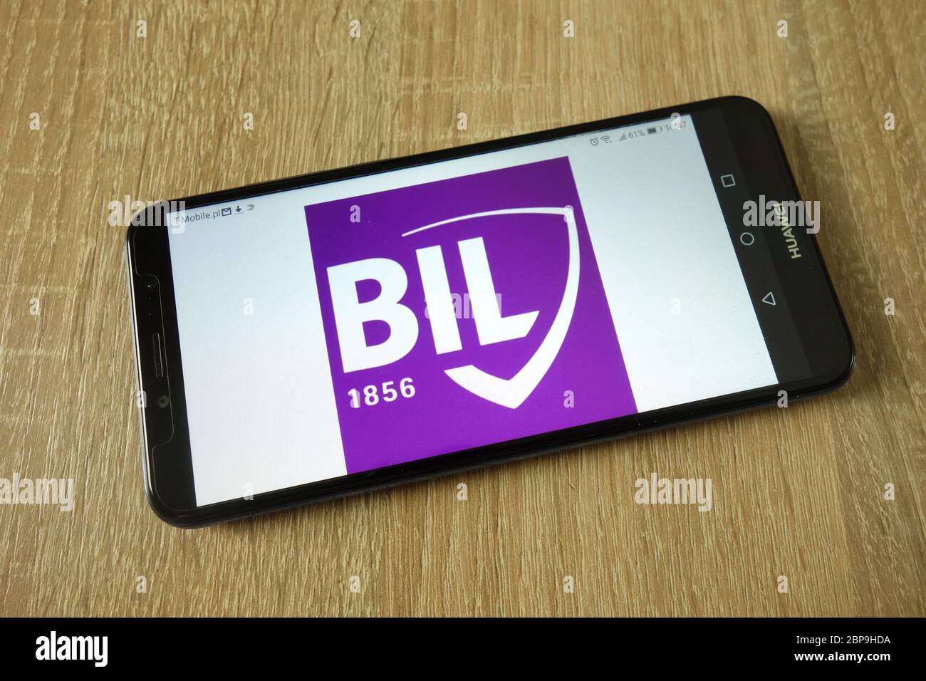 Banque Internationale a Luxembourg (BIL) logo displayed on smartphone Stock  Photo - Alamy