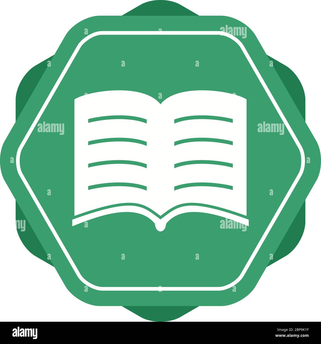 Beautiful Open Book Glyph Vector Icon Stock Vector Image & Art - Alamy
