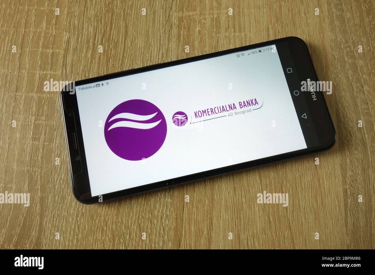 Komercijalna banka logo displayed on smartphone Stock Photo - Alamy