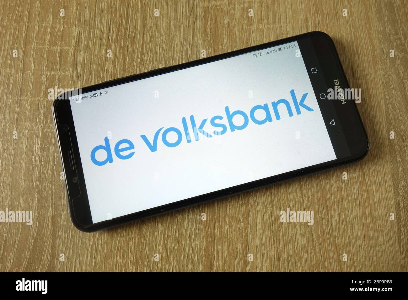 De Volksbank N.V. logo displayed on smartphone Stock Photo