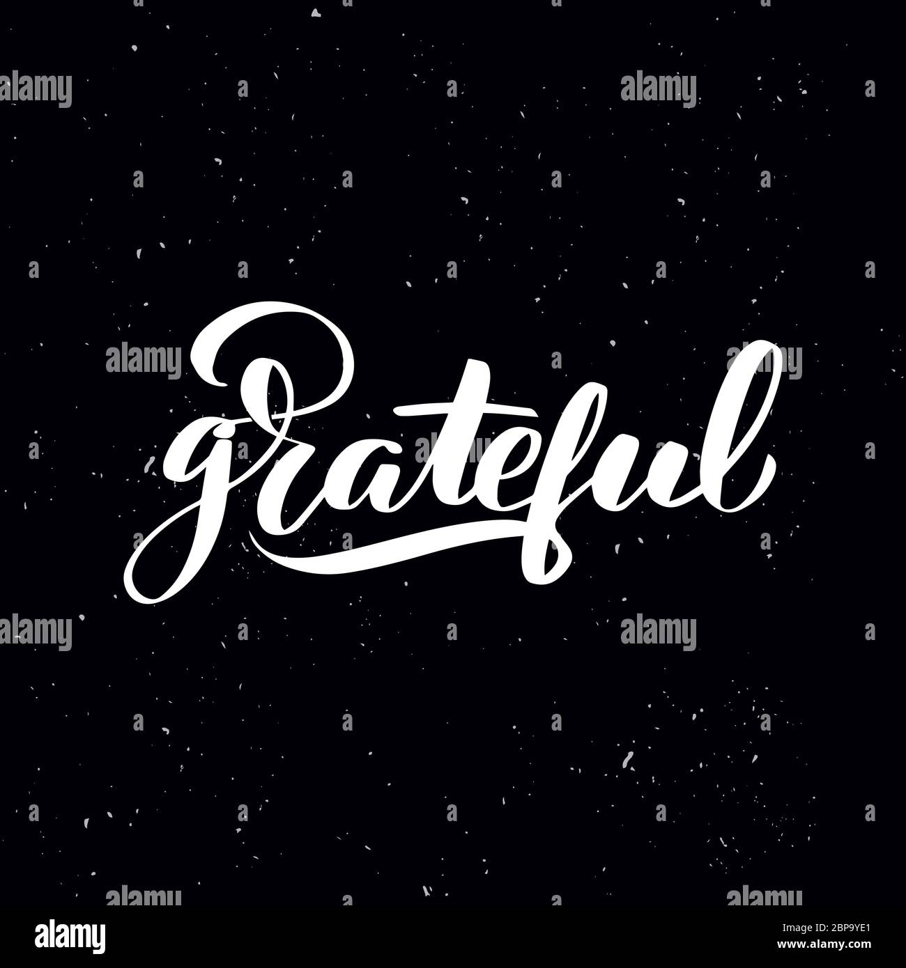 Handwritten calligraphy text, chalk on a blackboard Stock Vector Image