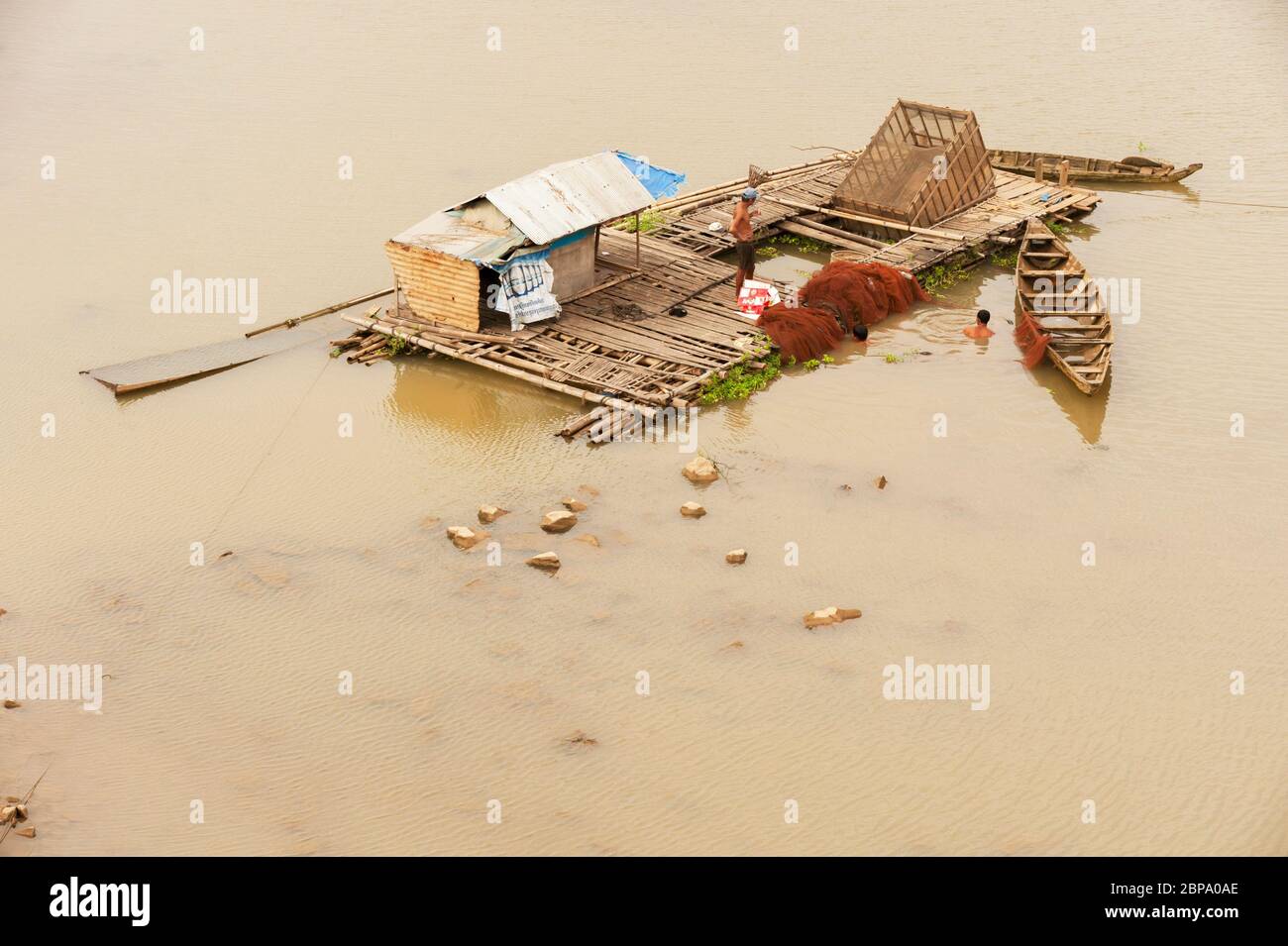 Asian boy fishing boat hi-res stock photography and images - Alamy