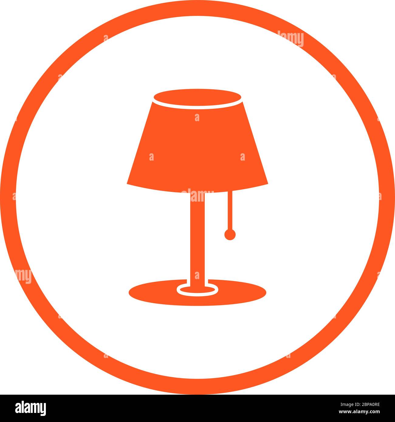 Beautiful Glyph Table lamp Vector Icon Stock Vector Image & Art - Alamy