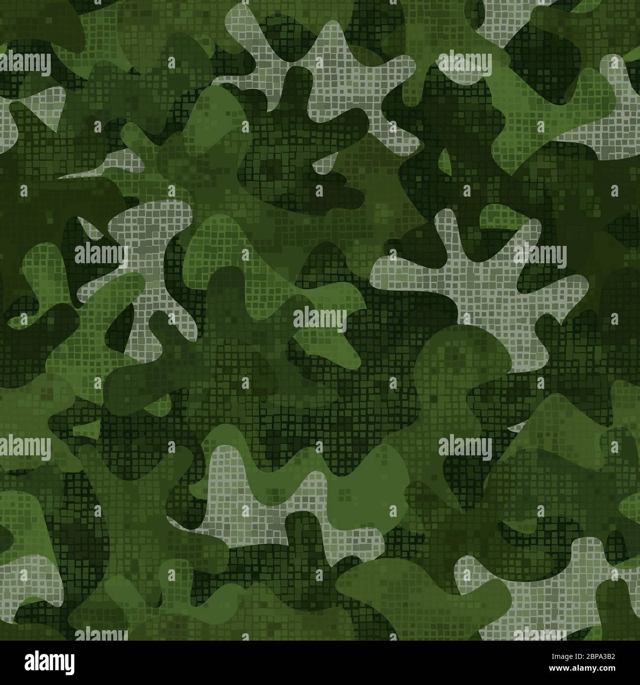 Military camouflage seamless pattern. Abstract army vector illustration ...