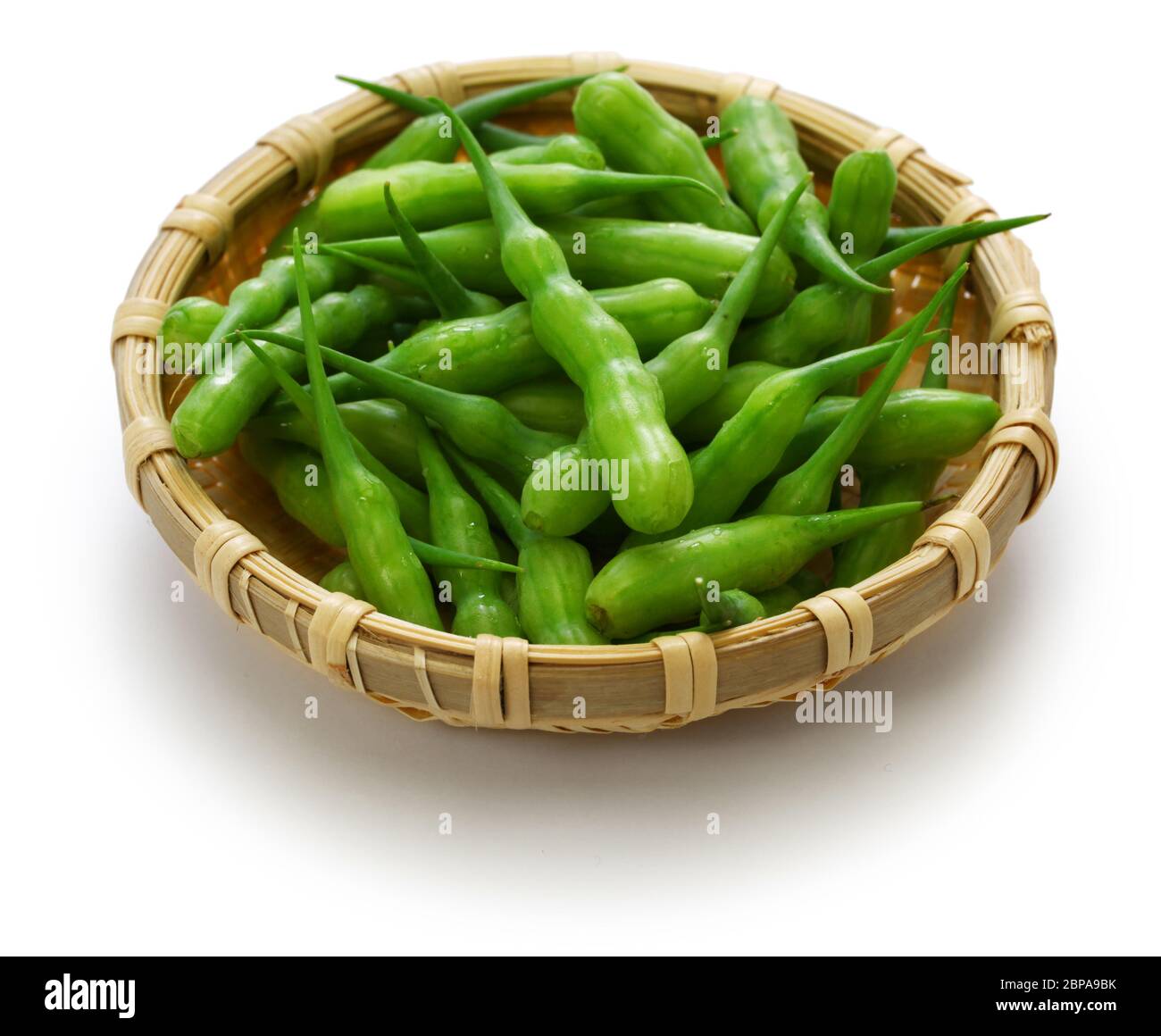 rat tail radish, edible seed pod of radish, indian food Stock Photo Alamy