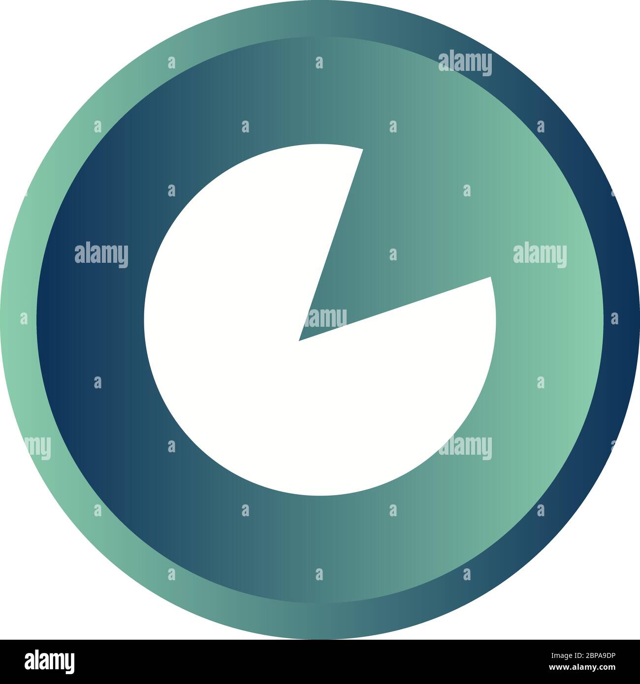 Pie chart icon vector vectors hi-res stock photography and images - Alamy