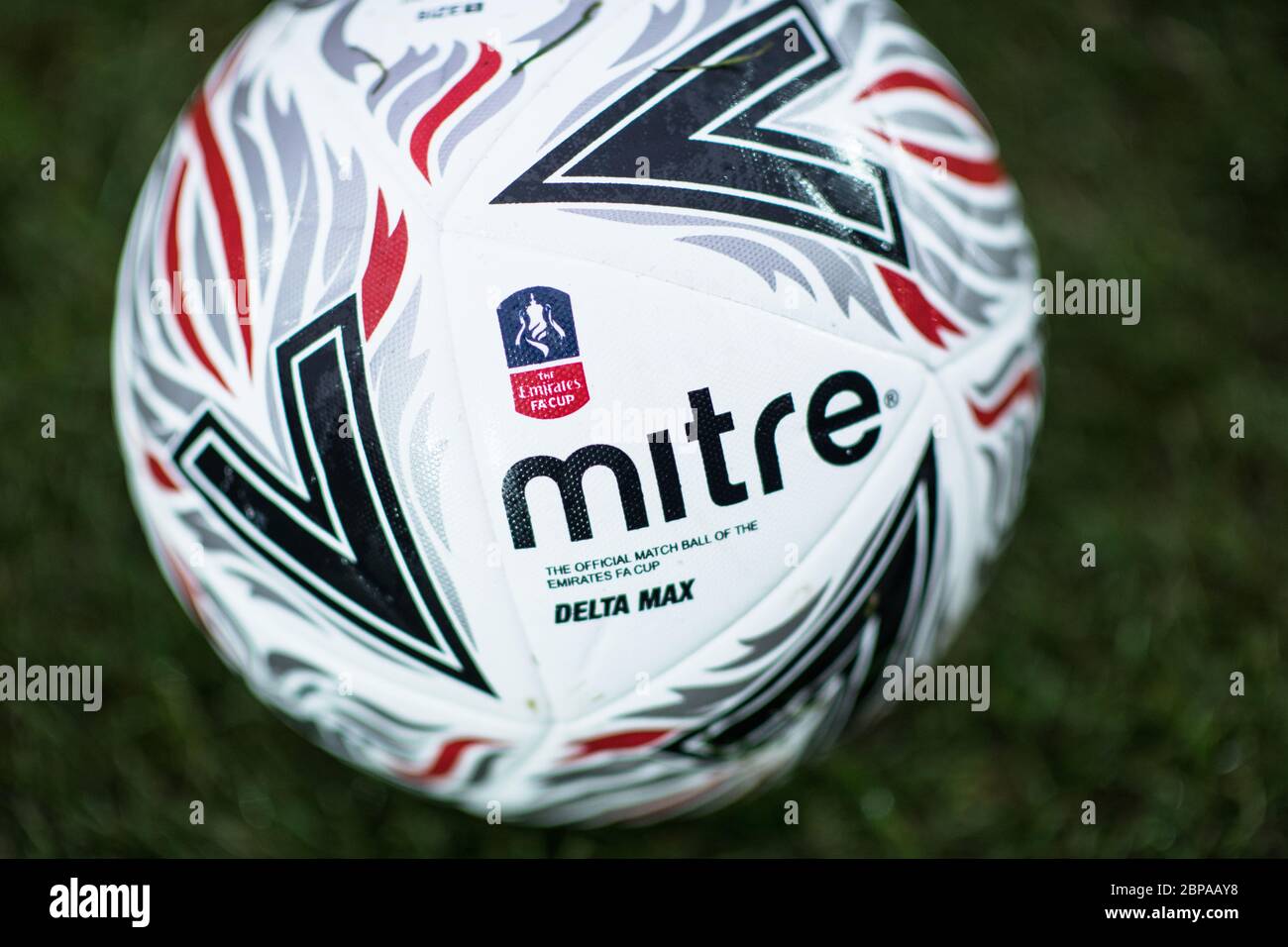 Mitre Delta Max Official Emirates Fa Cup Football Stock Photo Alamy