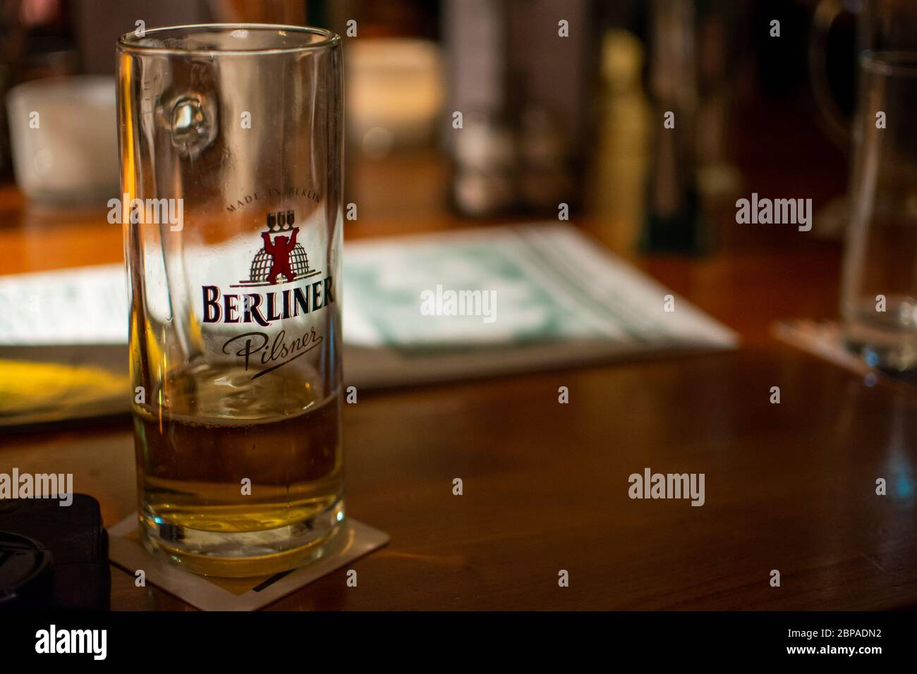 Beer berliner pilsner logo hi-res stock photography and images - Alamy