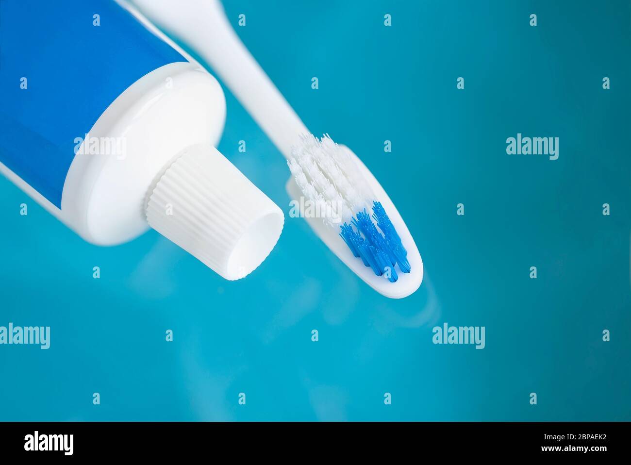 Selective focus on toothpaste hi-res stock photography and images - Alamy