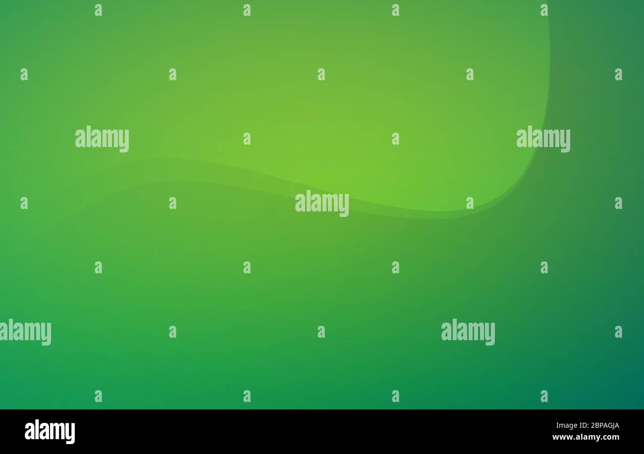 Green abstract background - Glossy wallpaper with copy space. Stock Vector
