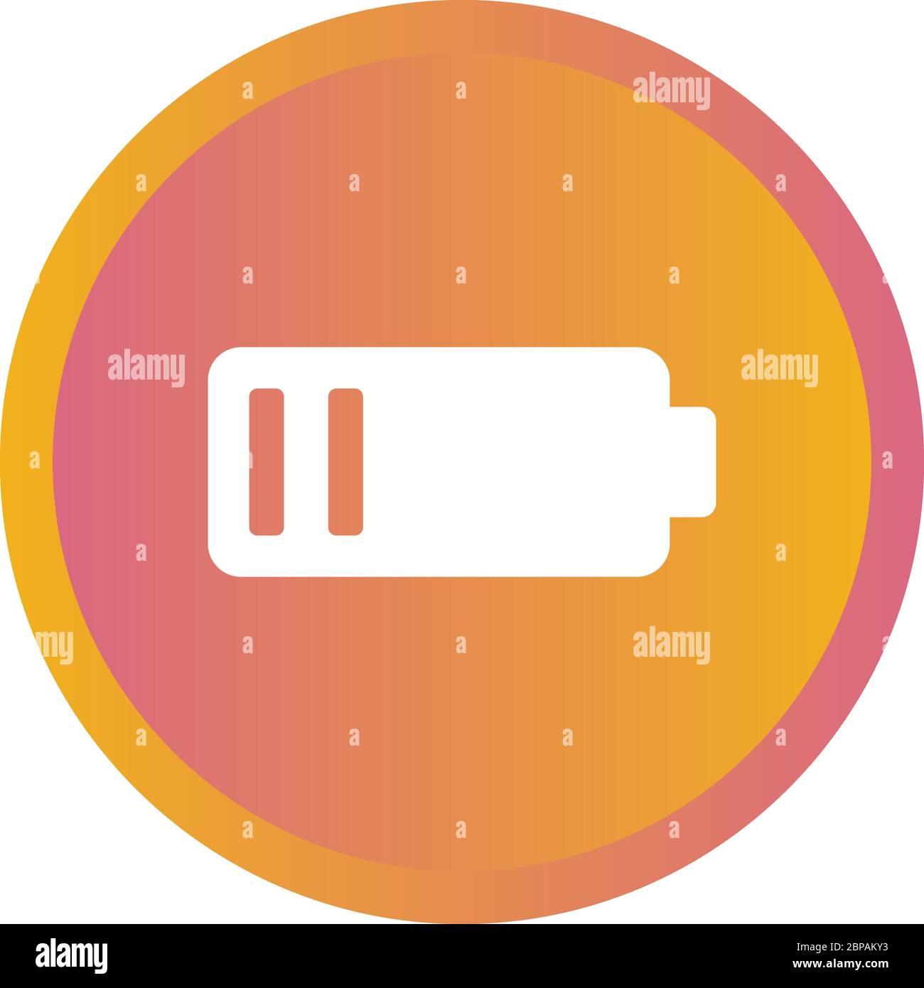 Beautiful Low Battery Glyph Vector Icon Stock Vector Image & Art - Alamy