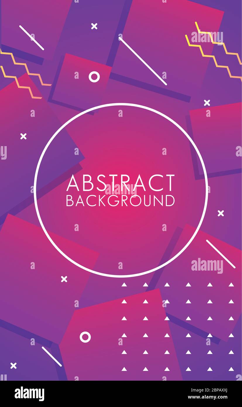 circular frame in colorful abstract background Stock Vector Image & Art ...