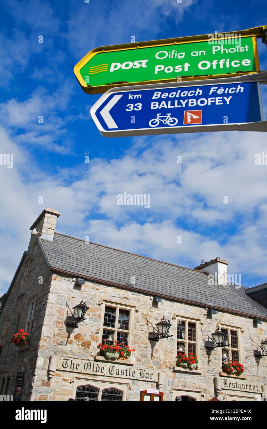 The Olde Castle Bar, Donegal Town, County Donegal, Ireland Stock Photo