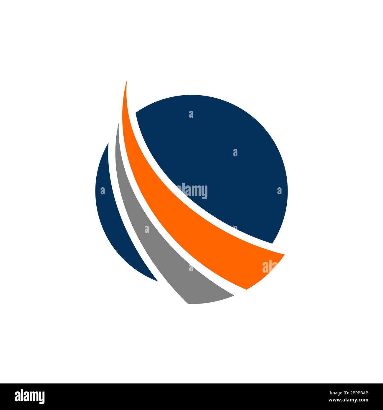 Circle Swoosh Logo Template Illustration Design. Vector EPS 10 Stock ...