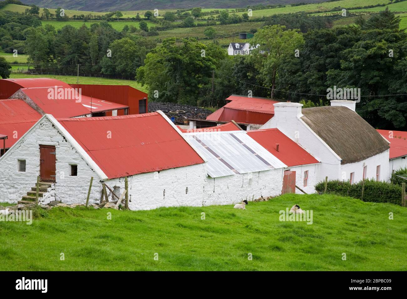 Farmhouse near Kerrykeel, County Donegal, Ireland Stock Photo Alamy