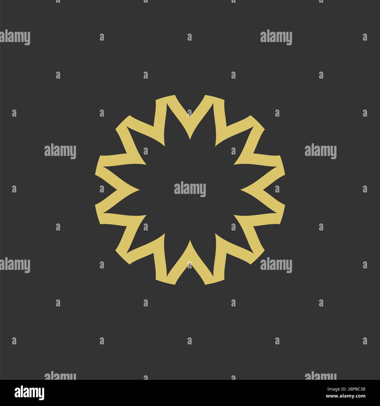 Flower Star Ornamental Logo Template Illustration Design. Vector EPS 10 ...