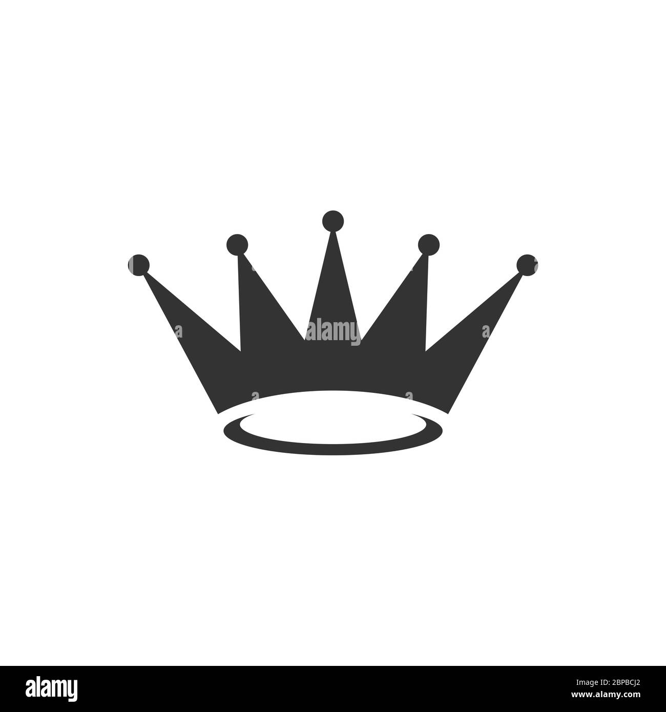 Ornamental Crown Line Logo Template Illustration Design. Vector EPS 10 ...