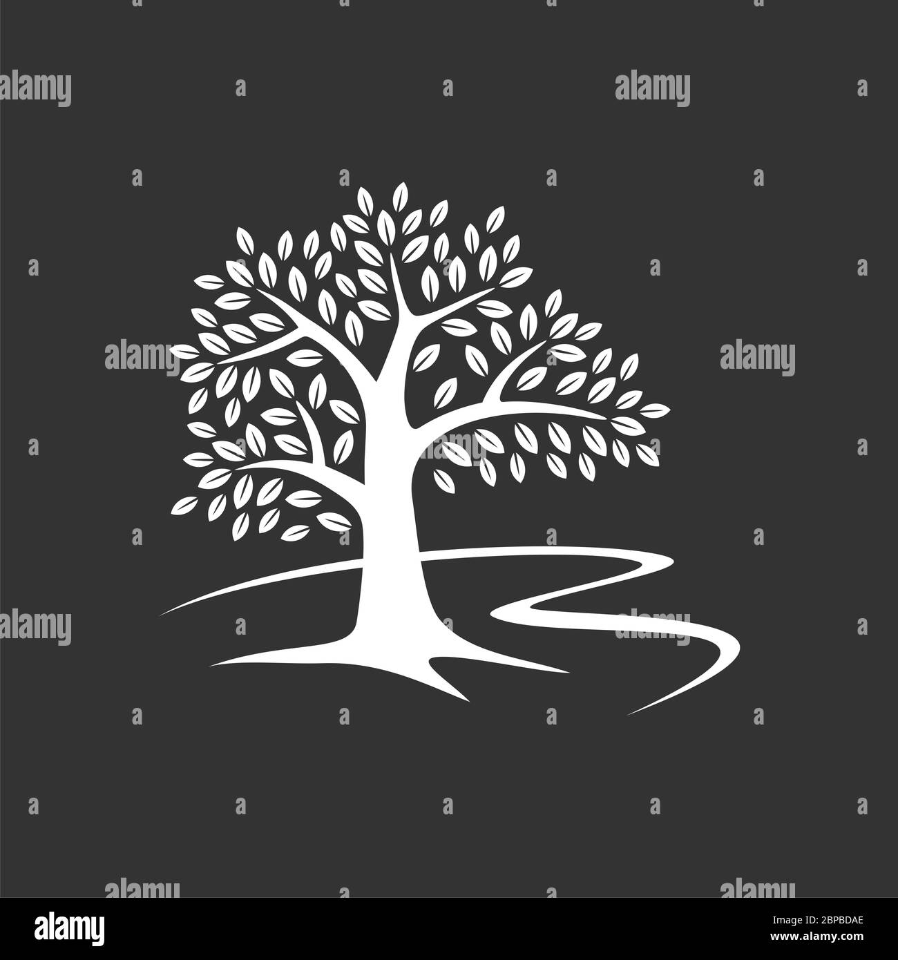 Oak Tree Logo Template Illustration Design. Vector EPS 10 Stock Photo ...