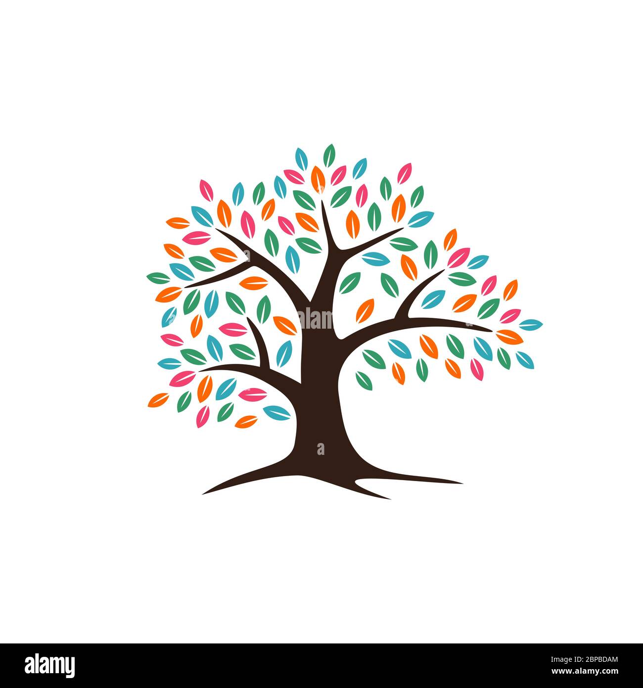 Oak Tree Logo Template Illustration Design. Vector EPS 10 Stock Photo ...