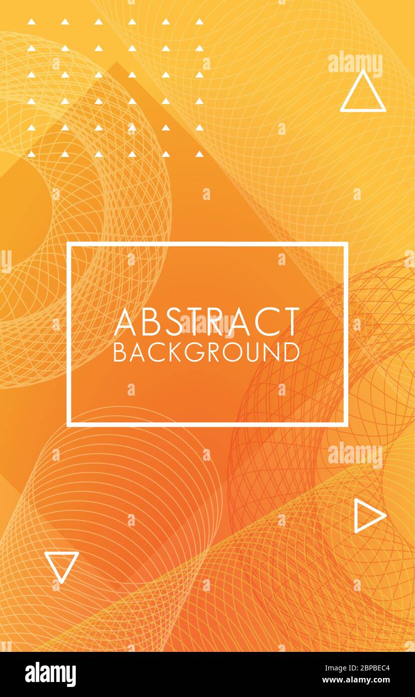 rectangle frame in colorful abstract background Stock Vector Image ...