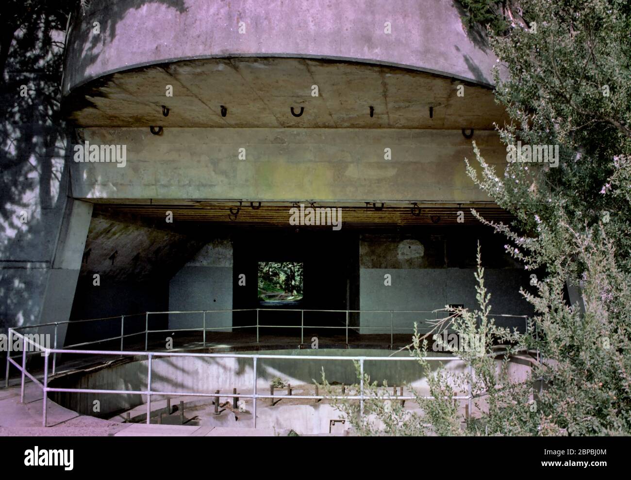 Nike missile site Stock Photo
