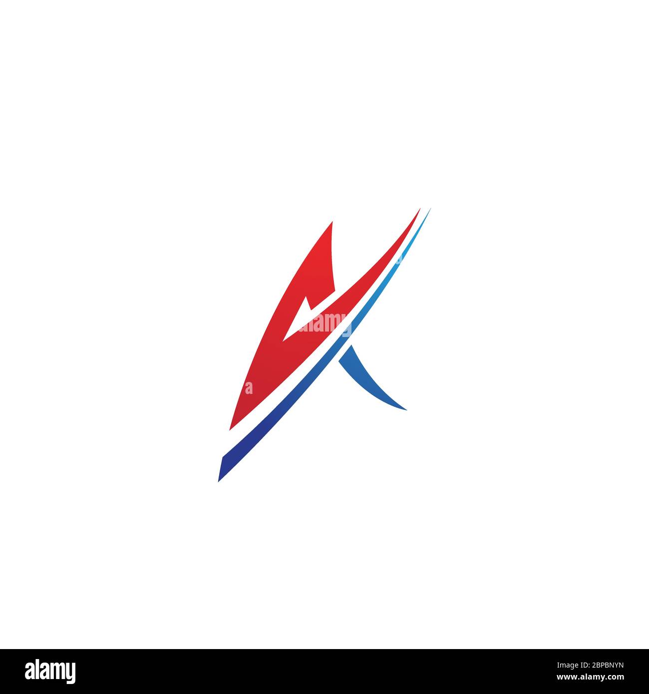 A Letter Lightning Logo Template vector icon illustration design Stock ...