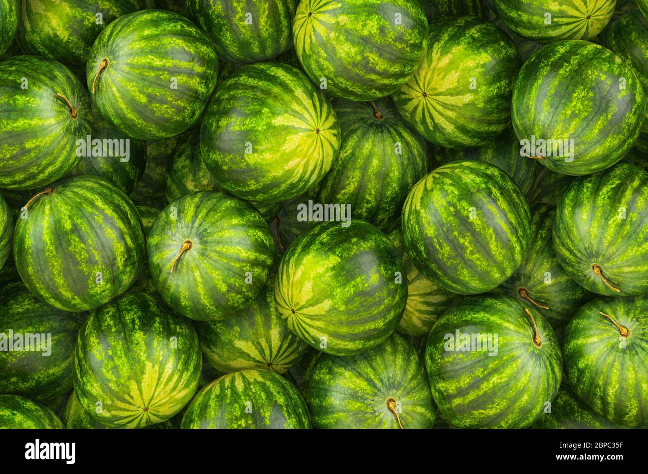 Background from watermelons, top view. 3D rendering Stock Photo - Alamy