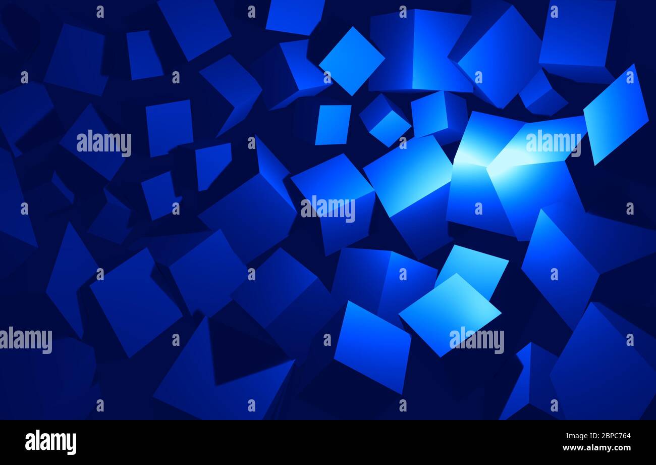 Cubes abstract lines painting hi-res stock photography and images - Alamy