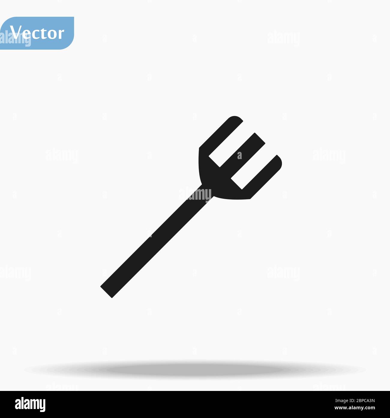 Spatula icon. Spatula tool icon on white background Stock Vector