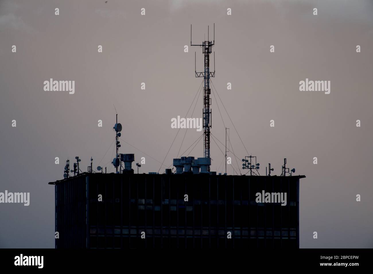 Antennas in Gdansk, Poland. May 16th 2020 © Wojciech Strozyk / Alamy Stock Photo *** Local Caption *** Stock Photo