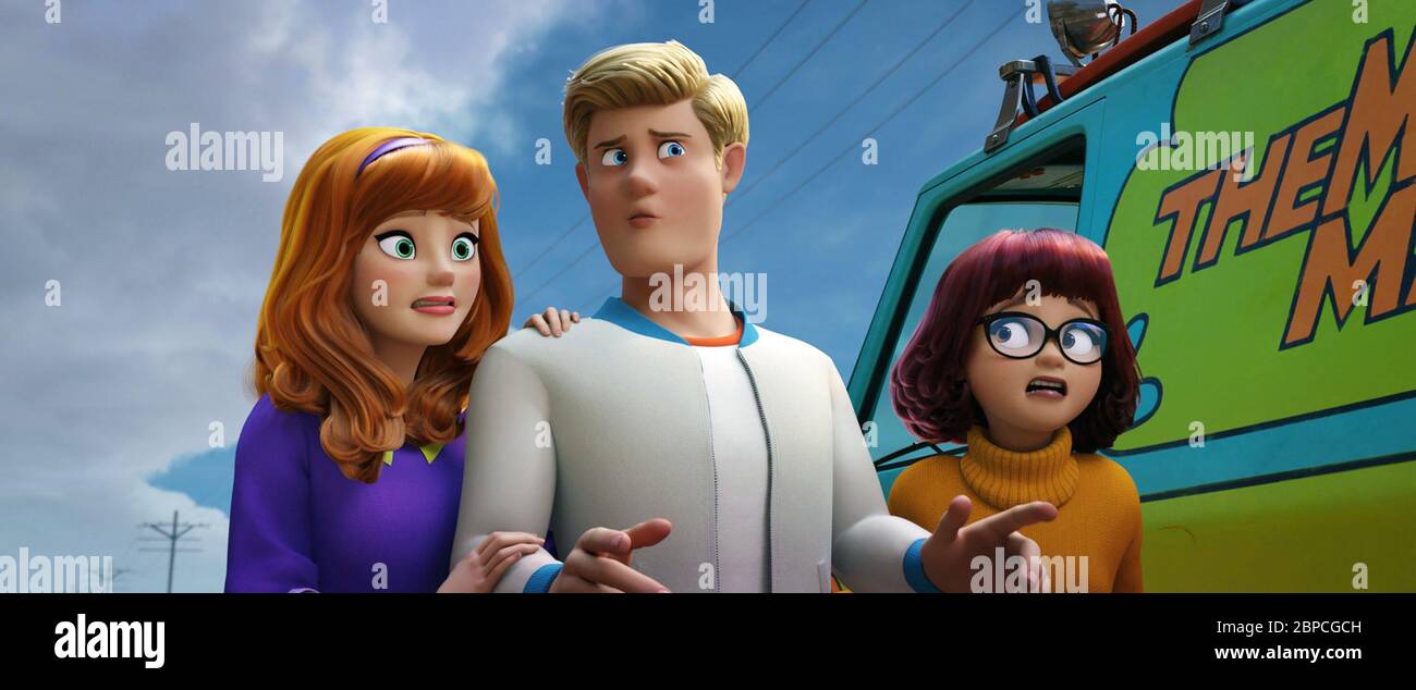 SCOOB!, from left Daphne (voice Amanda Seyfried), Fred (voice Zac