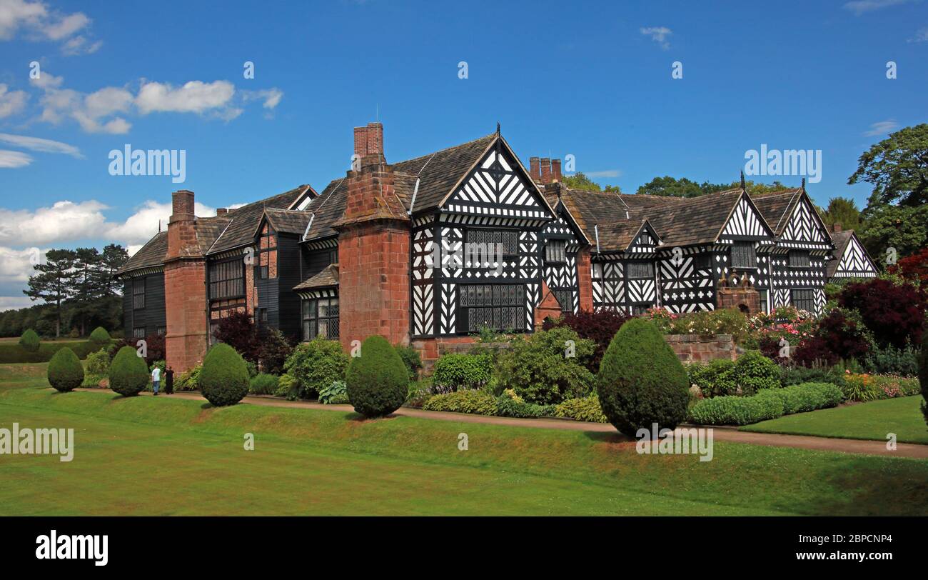 Speke hall, NT Property, building, The Walk, Speke, Liverpool, Merseyside, England, UK,  L24 1XD Stock Photo