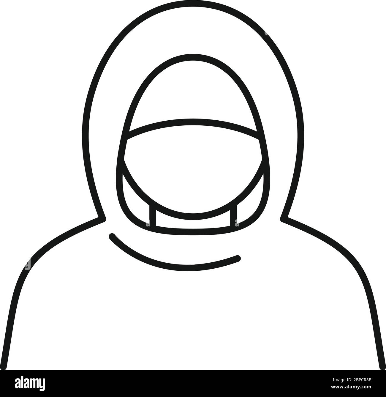 Protester man icon. Outline protester man vector icon for web design ...