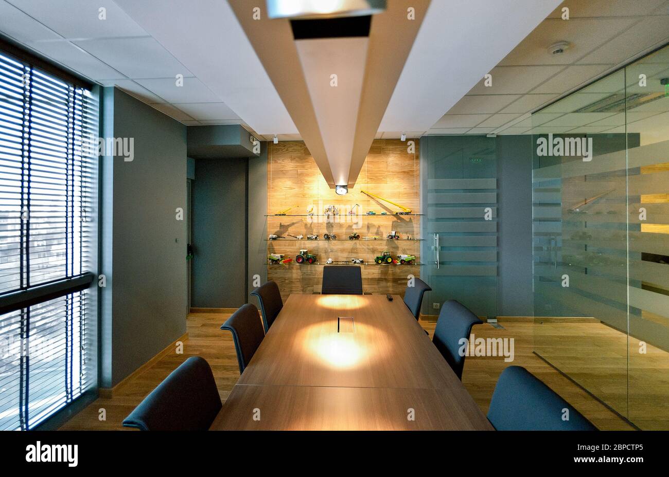 Interior of Office Conference Room Stock Photo