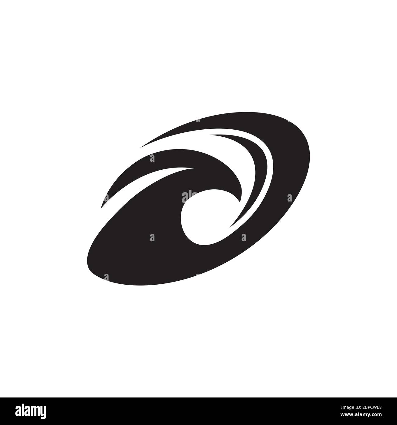 abstract eagle logo design concept. creative icon isolated on white background. Stock Vector