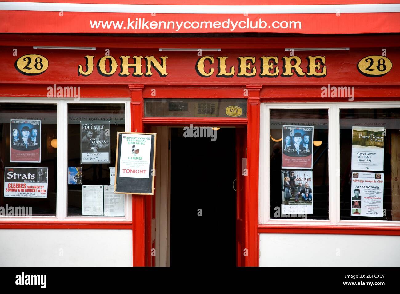 John Cleere's Pub, Parliament Street, Kilkenny City, County Kilkenny, Ireland Stock Photo