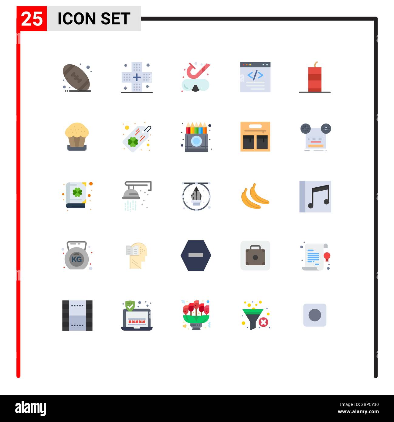 25 Flat Color concept for Websites Mobile and Apps bang, html, beach,  coding, browser Editable Vector Design Elements Stock Vector Image & Art -  Alamy