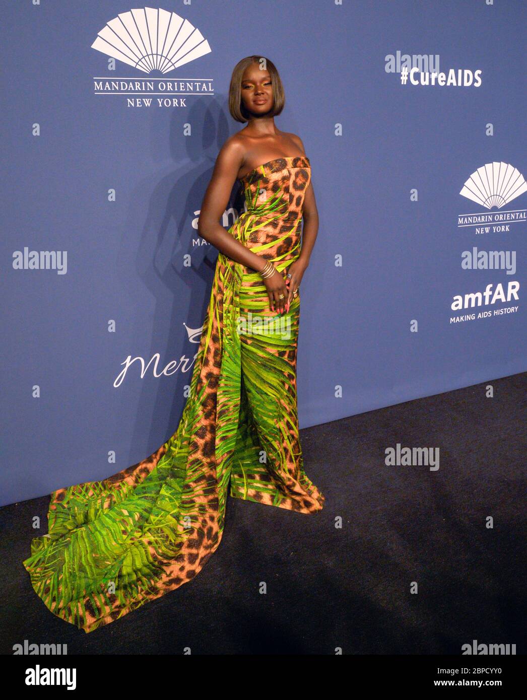 New York, NY - Feb 05, 2020: Duckie Thot attends the 2020 amfAR New