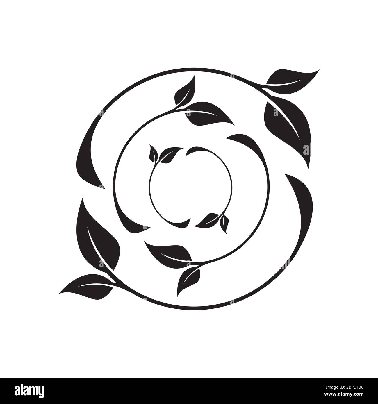 leaf leaves foliage design concept. vector illustration. Stock Vector