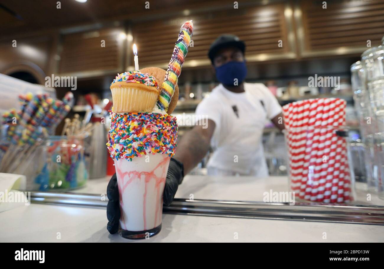 St. Louis, United States. 18th May, 2020. Soda Jerk Ronell McCollum