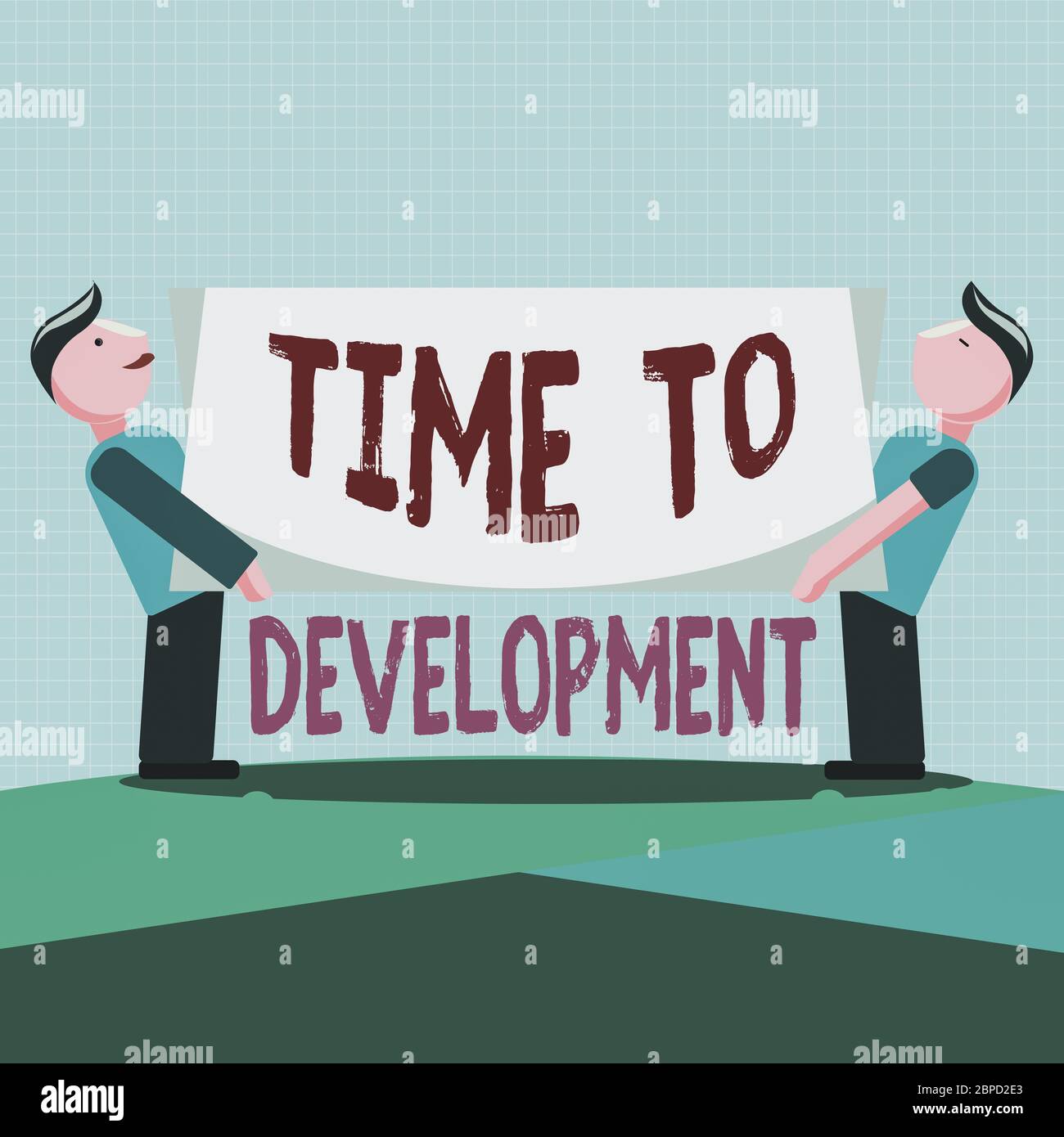 Writing note showing Time To Development. Business concept for a length ...