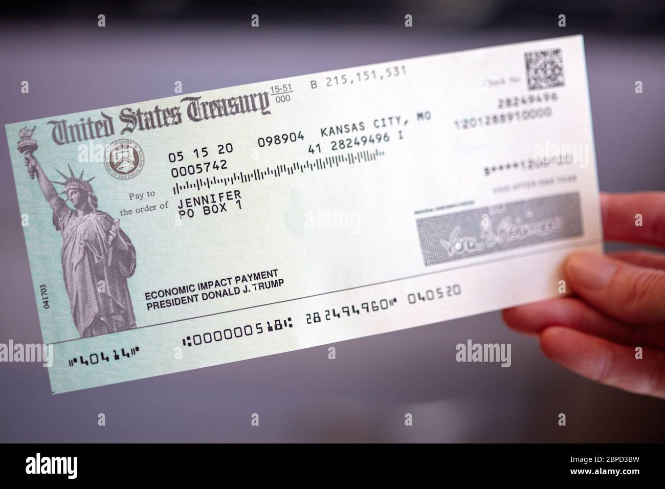 United treasury check hires stock photography and images Alamy
