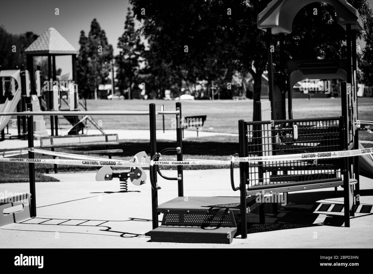 Playground empty Black and White Stock Photos & Images - Alamy