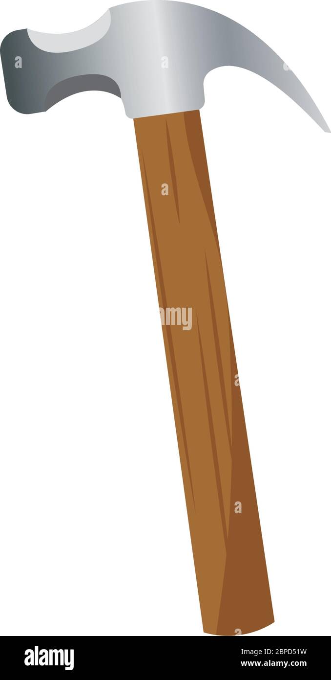 Isolated hammer image Stock Vector