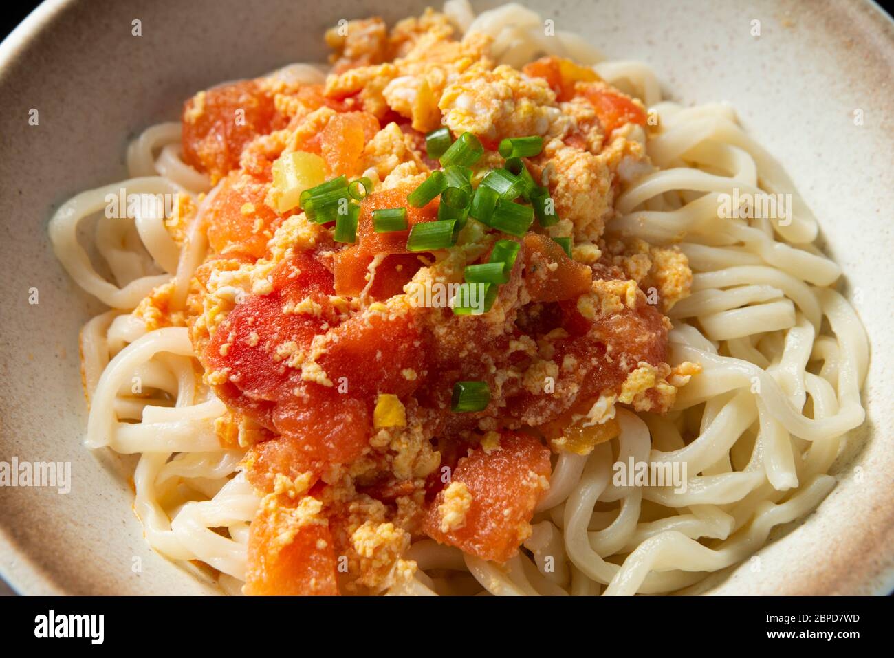 Chinese Traditional noodles with tomatoes and eggs Stock Photo Alamy