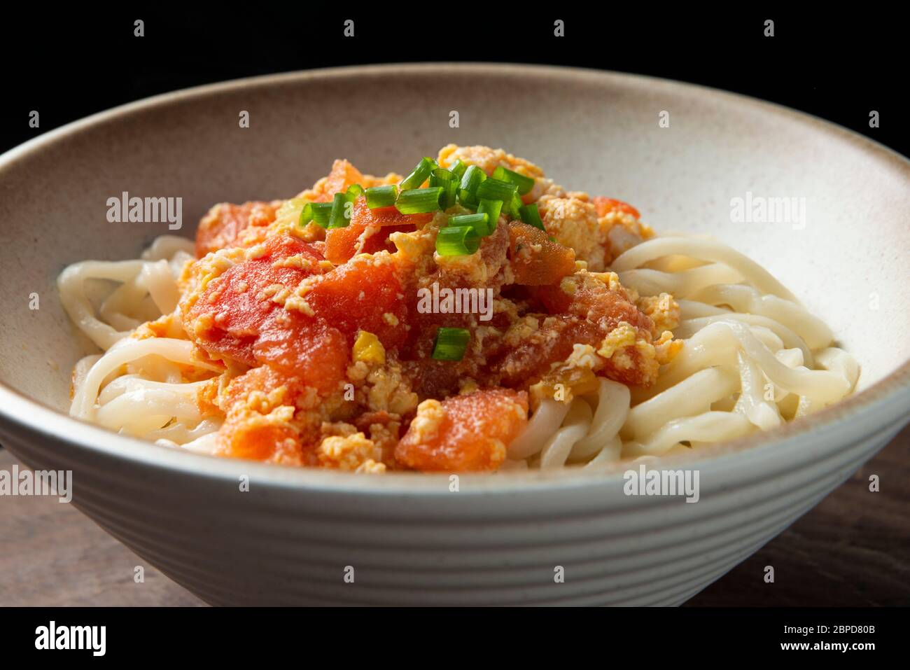 Chinese Traditional noodles with tomatoes and eggs Stock Photo Alamy