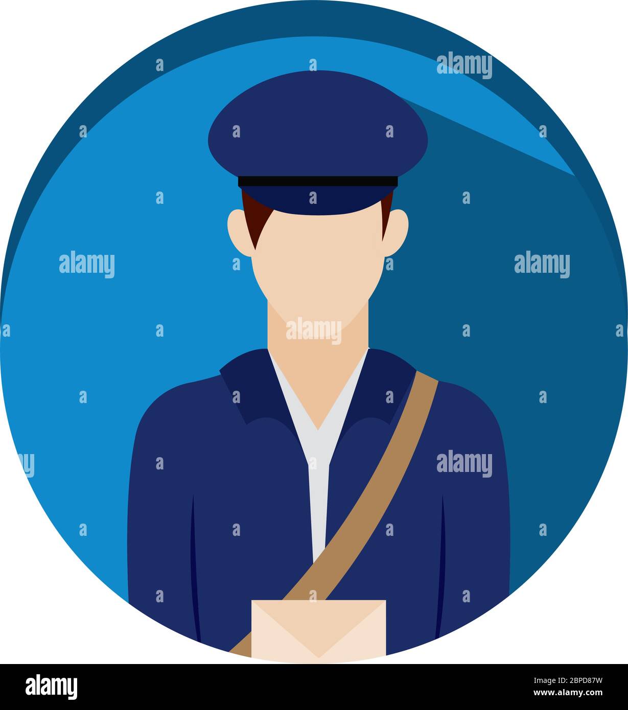 Isolated postman icon Stock Vector Image & Art - Alamy