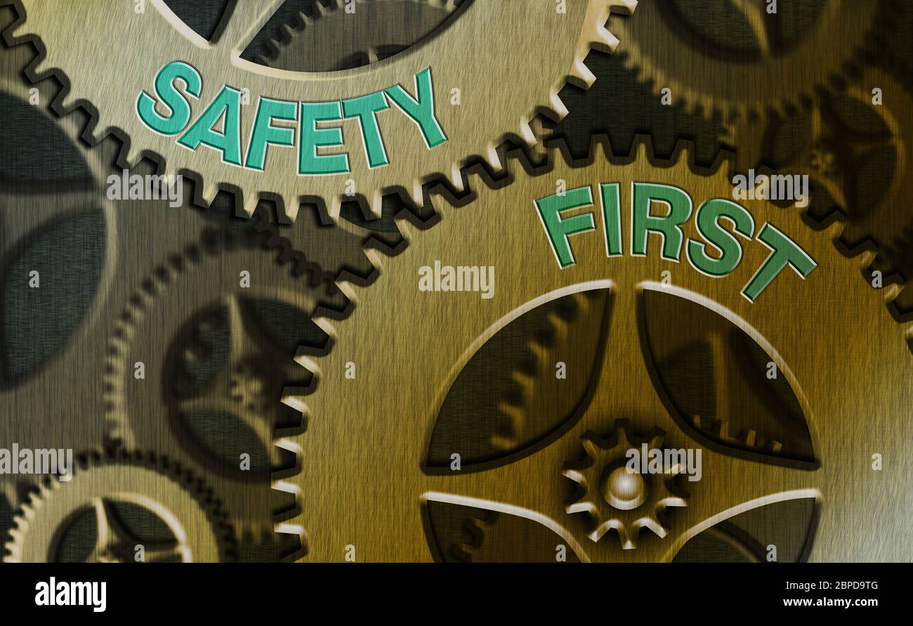 Safety first meaning warning prevention hires stock photography and