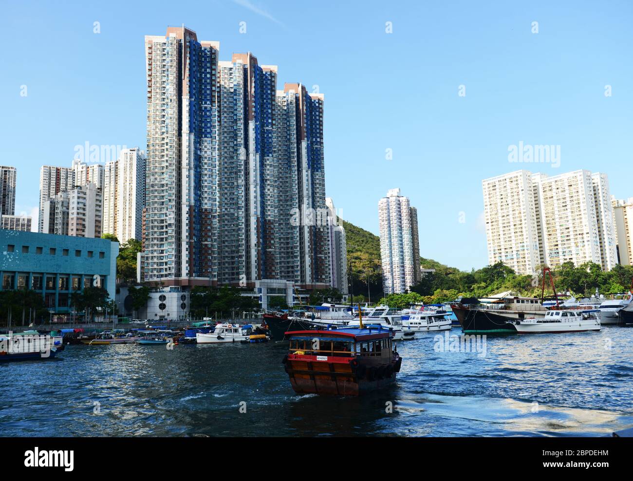 Aberdeen harbour in Hong Kong Stock Photo Alamy